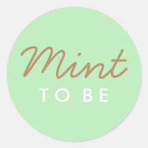 Mint to Be WelcomeバッグまたはFavoritesステッカー