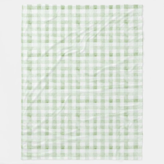 Mint White Stripes Birthday フリースブランケット (正面)