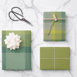 Mint Wrapping Paper Flat Sheet Set of 3 ラッピングペーパーシート