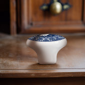 Mintons Owl British Royal Blue Victorian セラミックノブ