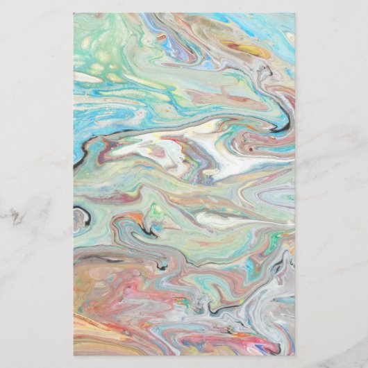 Minty Puddle 便箋 (正面)