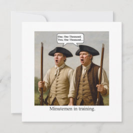 Minutemen in training. セーブザデート