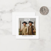 Minutemen in training. ノートカード (正面/裏面インサイチュ)