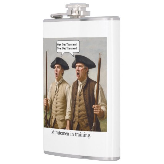 Minutemen in training. フラスク (左)
