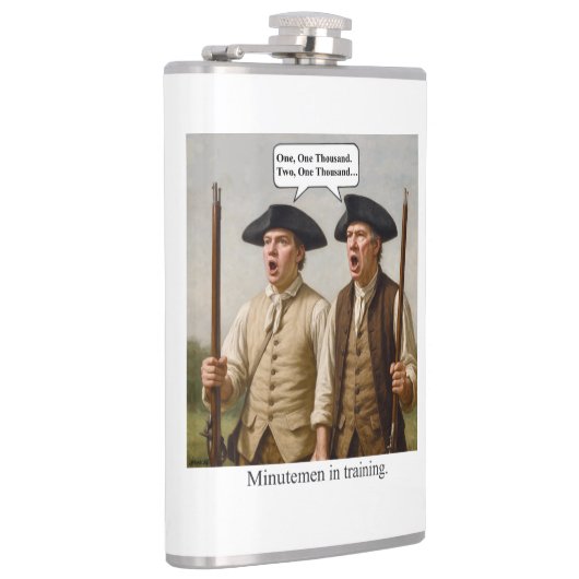 Minutemen in training. フラスク (右)