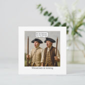 Minutemen in training. 招待状 (スタンド正面)