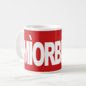 Mìorbhail (Marvel in Scottish Gaelic) コーヒーマグカップ (正面左)