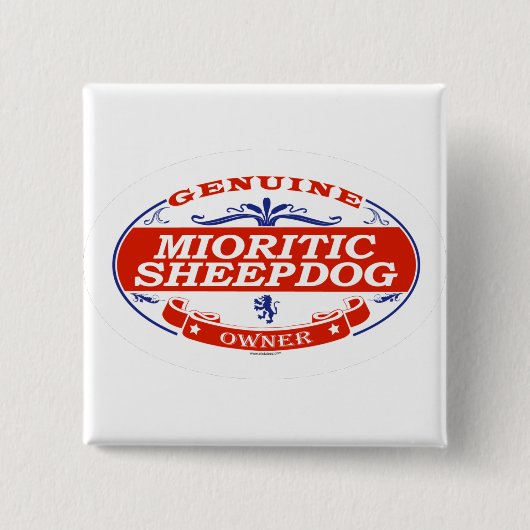 Mioriticの牧羊犬 缶バッジ (正面)