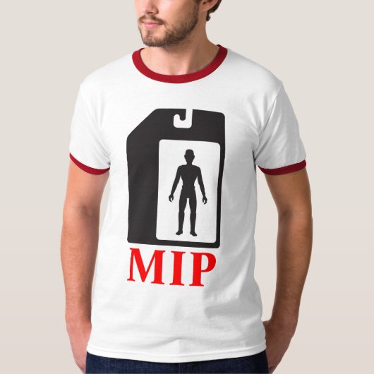 MIPのおもちゃのコレクターシリーズI: 黒い#1 Tシャツ (正面)