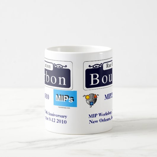 MIP2010第10記念日のマグ コーヒーマグカップ (中央)