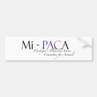 MiPACAバンパーステッカー バンパーステッカー
