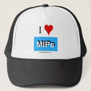 mipdatabaseロゴのMIPsが大好き キャップ