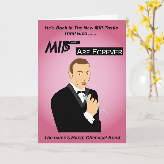 MIPsは永久に挨拶状です カード (黄色い花)