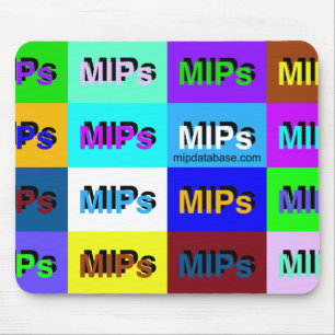 mipsロゴ数々のmosepad マウスパッド