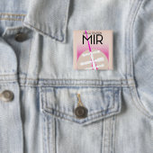 MIRロシアの宇宙局ポスター 缶バッジ (インサイチュ)