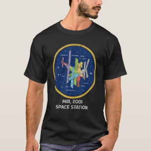 Mir宇宙ステーションモジュールソ連宇宙旅行空間 Tシャツ