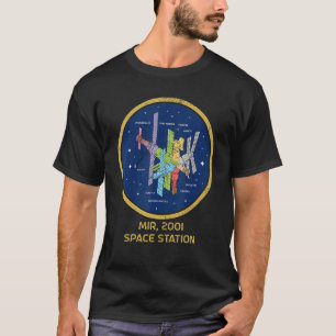 Mir宇宙ステーションモジュールソ連宇宙旅行空間 Tシャツ