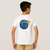 Mir-Cassiopeeミッションパッチロゴ Tシャツ (裏面フル)