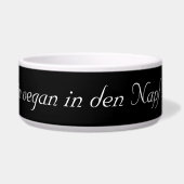 Mir kommt 100%ig kein vegan in den Napf ! ボウル (右)