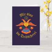 Mir sinn die Deitscherei - Deitschi Faahne カード (黄色い花)