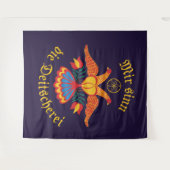 Mir sinn die Deitscherei - Deitschi Faahne タペストリー (正面(横))