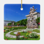 Mirabell宮殿および庭、ザルツブルク、オーストリア セラミックオーナメント (裏面)