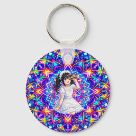 Mirabella im Farbenlicht – Kaleidoskop Mandala  キーホルダー