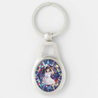Mirabella in Prism Light – Kaleidoscope Metal  キーホルダー