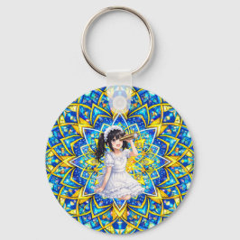Mirabella in the Circle of Colors – Mandala  キーホルダー