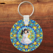 Mirabella in the Circle of Colors – Mandala  キーホルダー (正面)