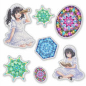 Mirabella & Kaleidoscope Magic – Colorful Mandala  シール (正面)