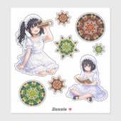 Mirabella & Mandala Mix – Colorful Kaleidoscope  シール (シート)