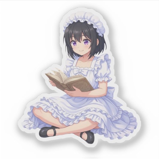 Mirabella Reading – Cute Character Sticker シール (正面)