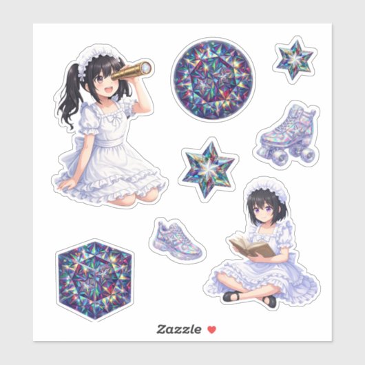 Mirabella’s Sparkle World – Kaleidoscope & Holo シール (シート)