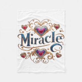 miracle フリースブランケット