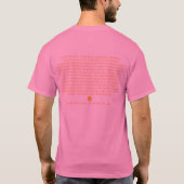 Miracle Food, not just for Rabbits Tシャツ (裏面)