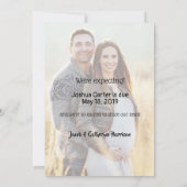 Miracle In Making Ultrasound 2 Photoベビー 案内状 (裏面)