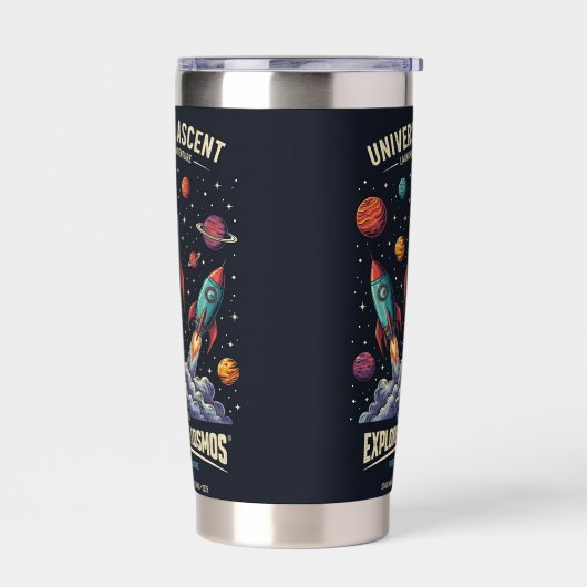 Miracle M, Hot Pink Insulated Tumbler, Monogram 保温保冷タンブラー (左面)