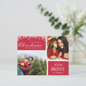 Miracle of Christmas Family Photo Budget シーズンポストカード (スタンド正面)
