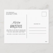 Miracle of Christmas Family Photo Budget シーズンポストカード (裏面)