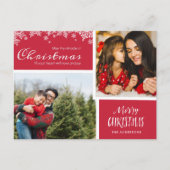 Miracle of Christmas Family Photo Budget シーズンポストカード (正面)