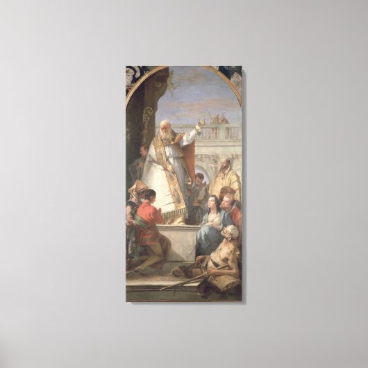 Miracle of St. Patrick, c.1746 (キャンバス上油) キャンバスプリント (正面)