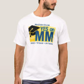 MiraCostaのTシャツのためのMMの人のYes Tシャツ (正面)