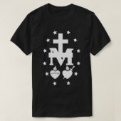 Miraculous Medal Of Immaculate Conception Catholic Tシャツ (デザイン正面)
