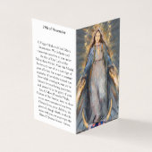 MIRACULOUS MEDAL Prayer Card (外部)