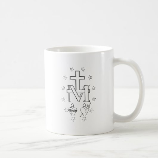 Miraculous Medal (Rear Image) Coffee Mug コーヒーマグカップ (右)