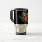 Mirada de Tigre en Taza Metalica トラベルマグ (正面左)