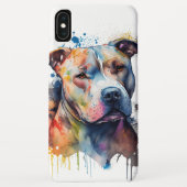 Mirada tierna + corazón fuerte: pitbull Case-Mate iPhoneケース (裏面)