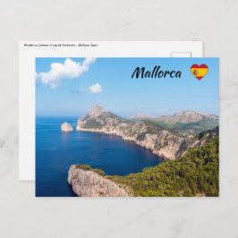 Mirador es Colomer in Cap de Formentor - Mallorca ポストカード