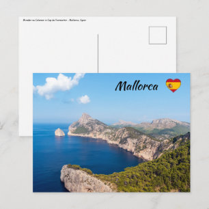 Mirador es Colomer in Cap de Formentor - Mallorca ポストカード